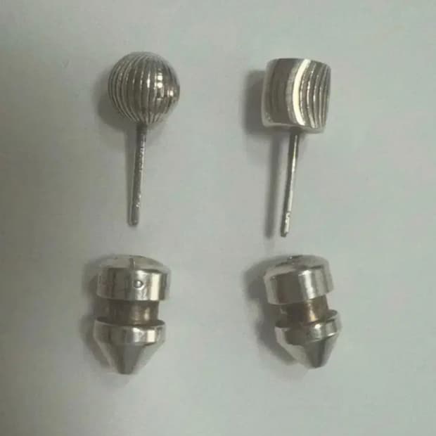 구찌 실버 귀걸이  중고 gucci