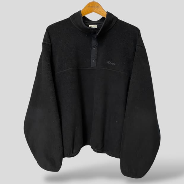 (L)빈티지 L.L.bean 엘엘빈 후리스 스냅 풀오버