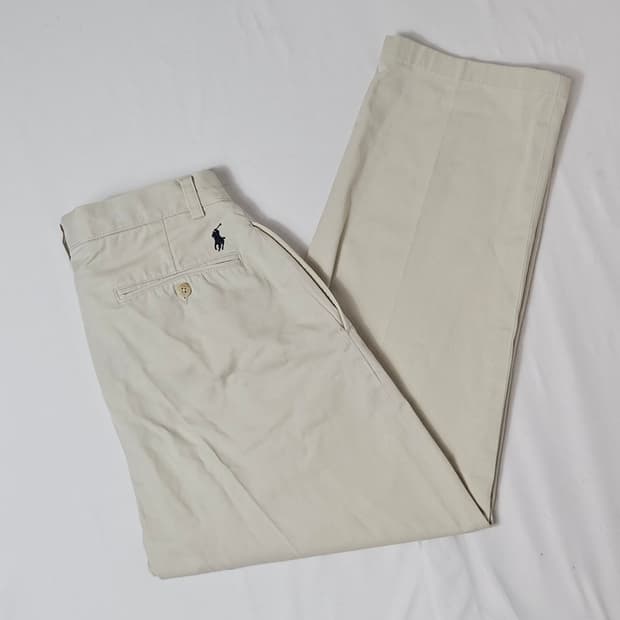 폴로 랄프로렌 ETHAN PANT 투턱 치노팬츠 바지 슬랙스 30