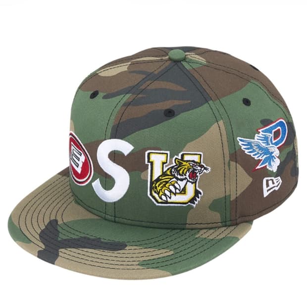 [758] 슈프림 26ss 마스코트 s 로고 뉴에라 우드랜드 카모