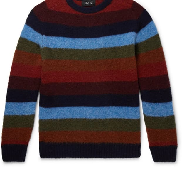 하울린 무지개 스트라이프 니트