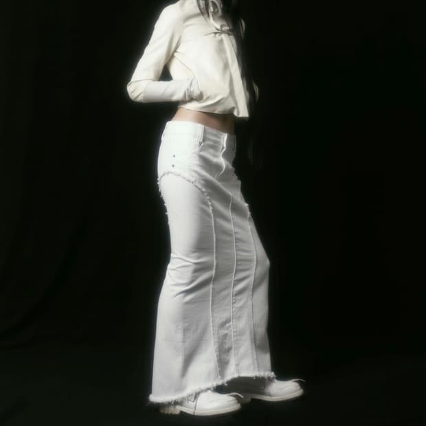 bonnae 본네 데님 스커트 블랙