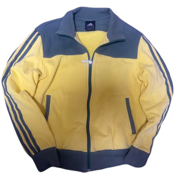 [90] 아디다스 노랑 초록 트랙탑 져지