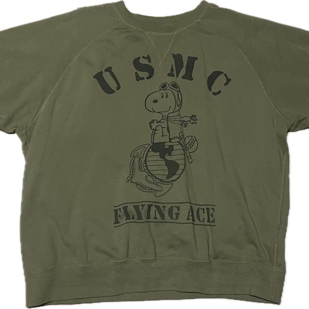 토이즈맥코이 USMC 숏 슬리브 스웻 셔츠 TMC2517 XL