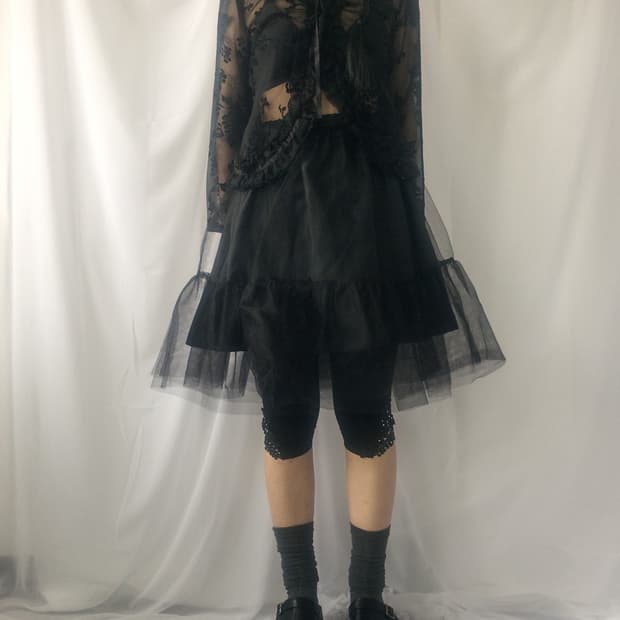 Pattern see through jacket