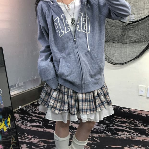 GAP 화이트 블루 데일리 모리 코디