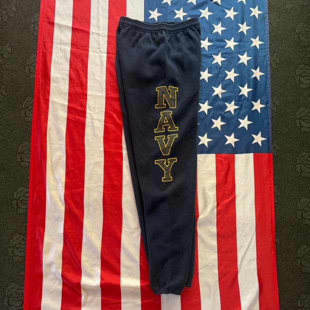 [military] 밀리터리 미 해군 soffe navy 스웻팬츠 -16