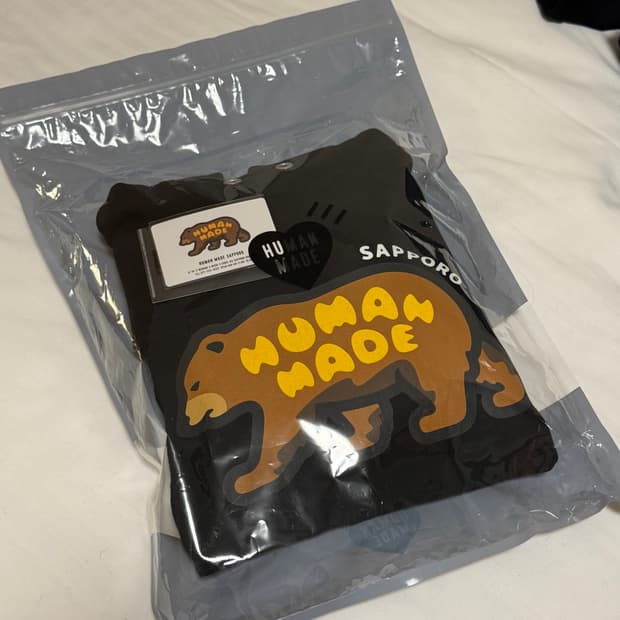 휴먼 메이드 애니멀 후드 베어 블랙(삿포로 스토어 한정)