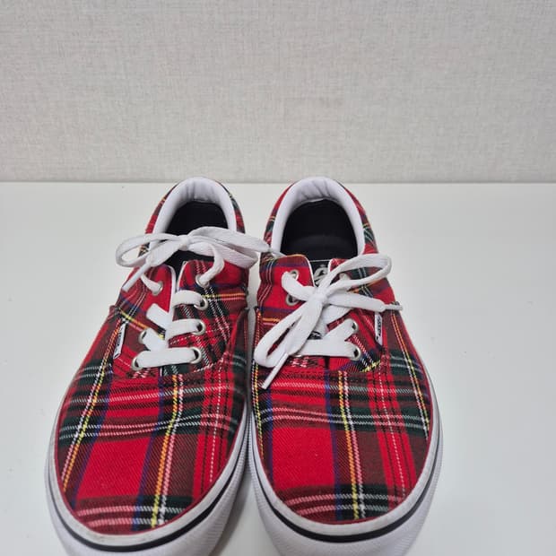 반스 타탄체크 에라 스니커즈
