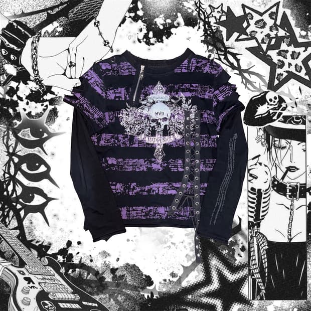 매드펑크 레이어드 롱 슬리브