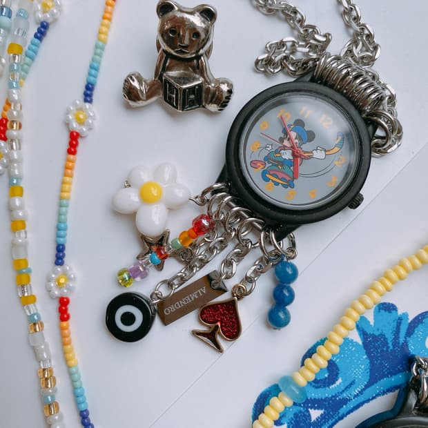 ๋นํฐ์ง ๋์ฆ๋ ๋ฏธํค ์๊ณ ๋ฆฌํผ ๋ชฉ๊ฑธ์ด 2 / vintage disney