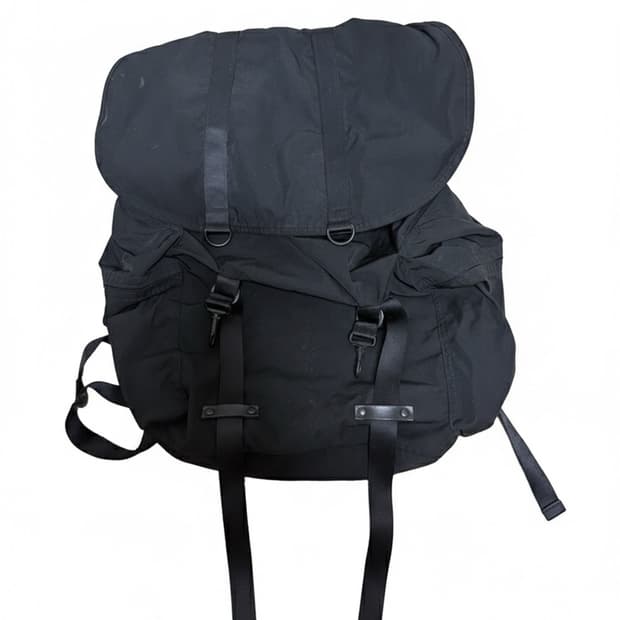 아미아칼바 개버딘 백팩 XL (블랙)