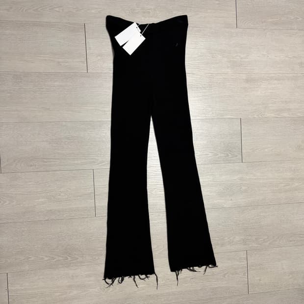 퍼버즈 PERVERZE double face rib line pants
