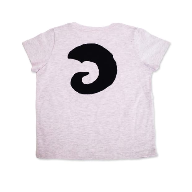 혼 아플리케 티셔츠 라이트핑크 (우먼)