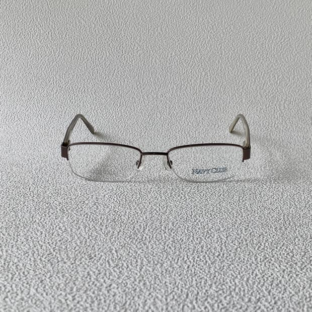 848 데드스탁 빈티지안경 반무테 스퀘어 오벌 프레임 픽키