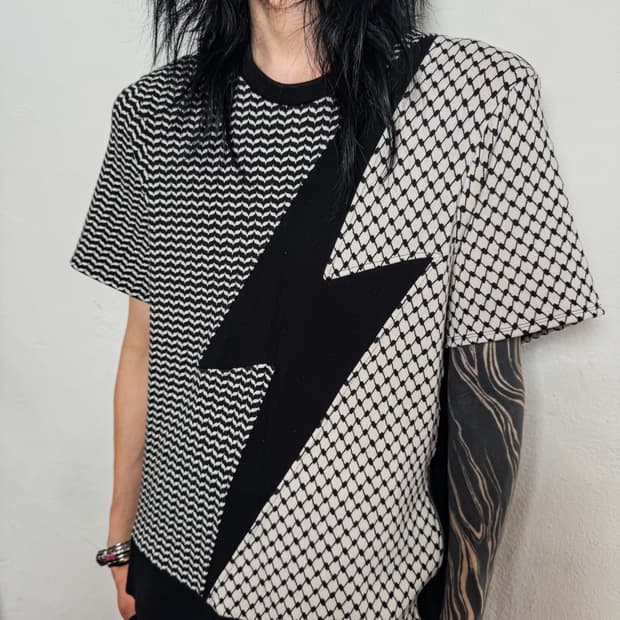 Neil Barrett - Lightning Zip T-shirt