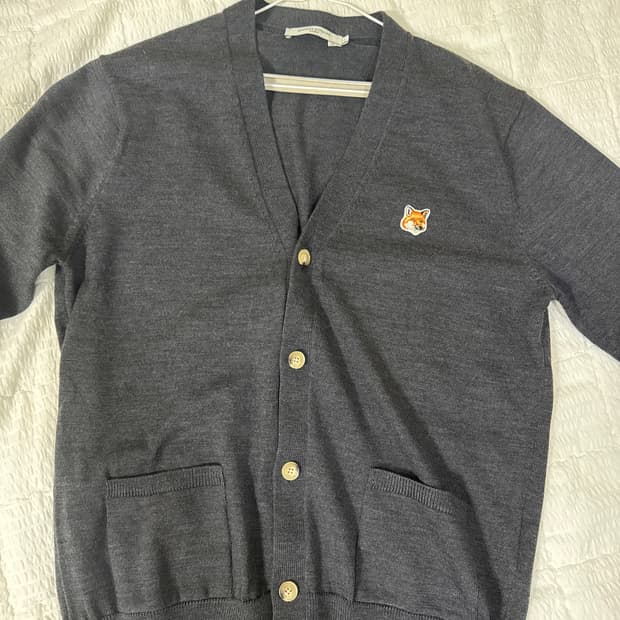 메종키츠네 가디건 인트라사이트 L
