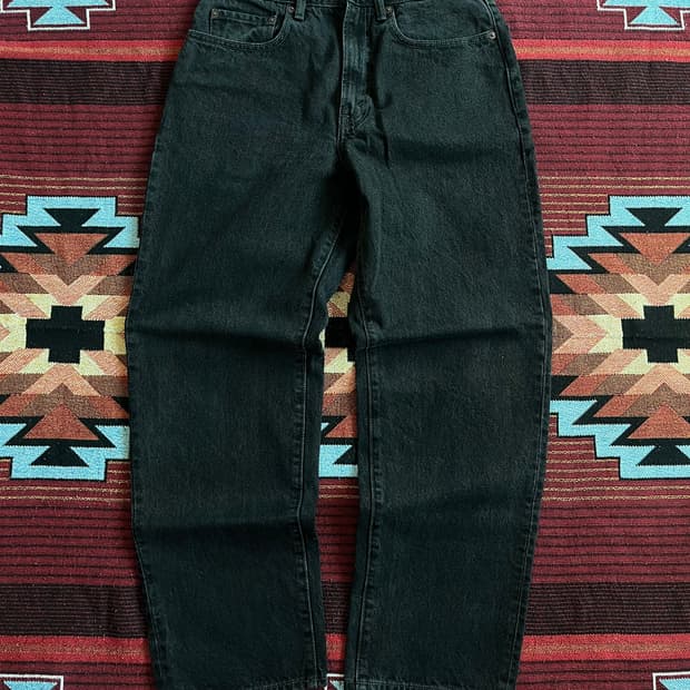 디스이스네버댓 레귤러 진 데님 블랙 Thisisneverthat