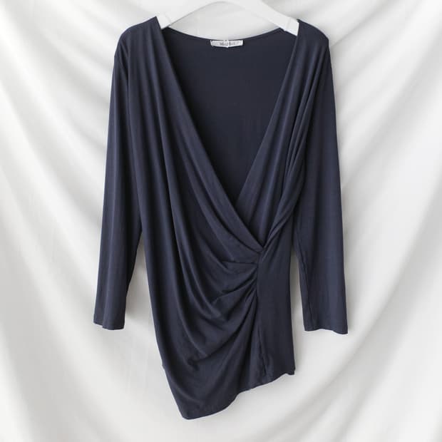 max mara) draping wrap T