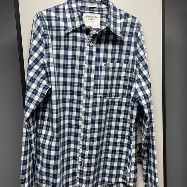 아베크롬비 체크 셔츠 (L)
