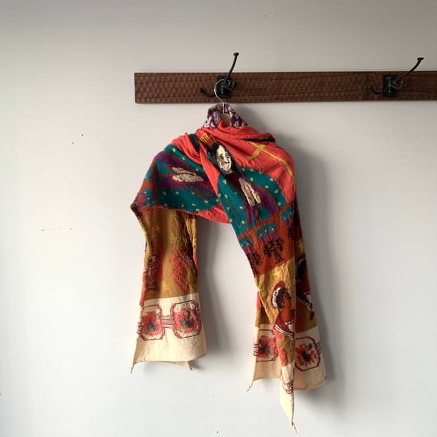 축융 울 마리아 머플러