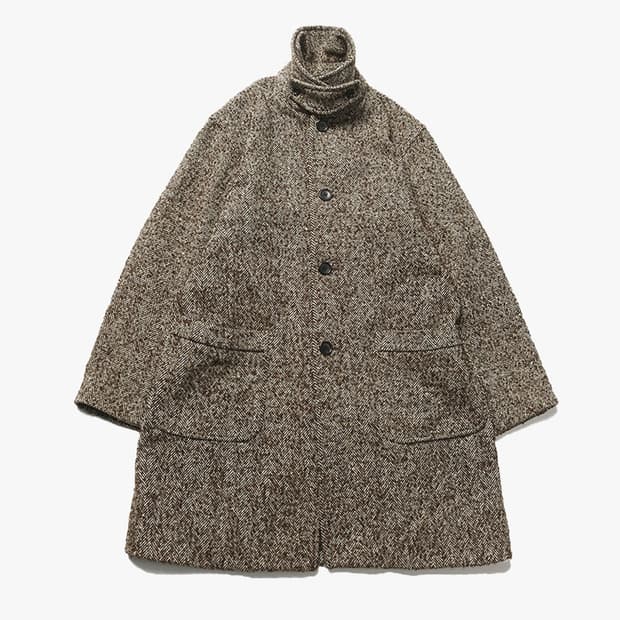 BEAMS - HERRINGBONE COAT