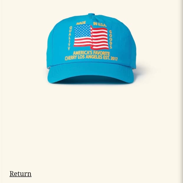 CHERRY LOS ANGELES cap