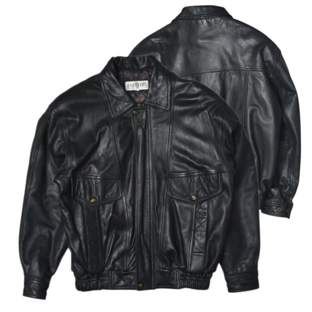 90S 양가죽 블루종 자켓 항공점퍼 95