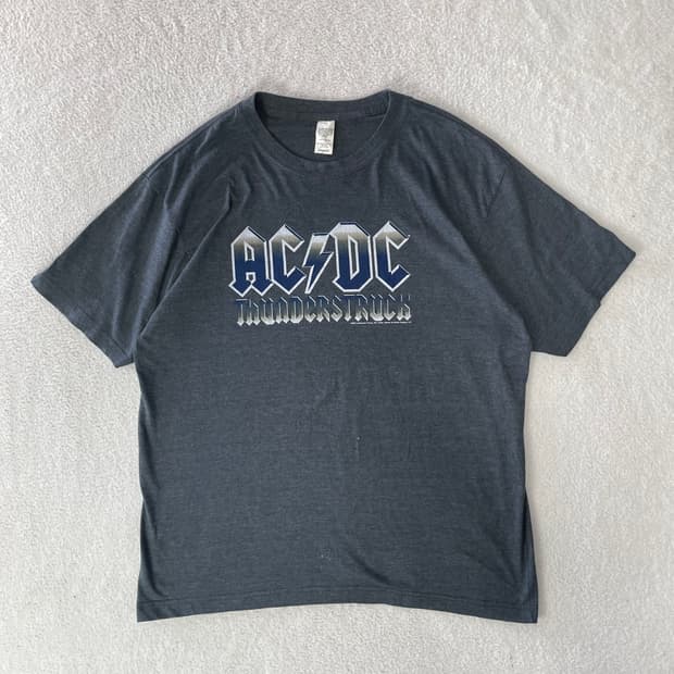 ACDC 썬더스트럭 밴드티셔츠