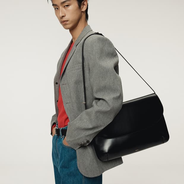 렉토 빈티지 플랩백 가방 라지 마호가니 블랙