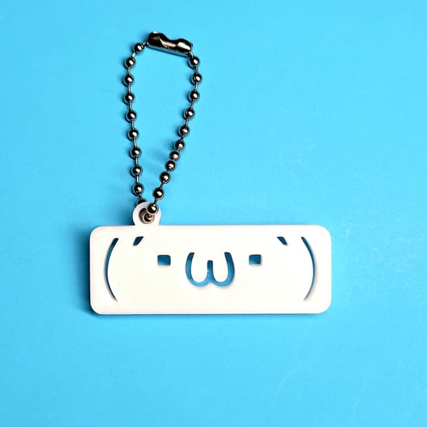 뀨 이모티콘 키링 키체인 y2k 갸루