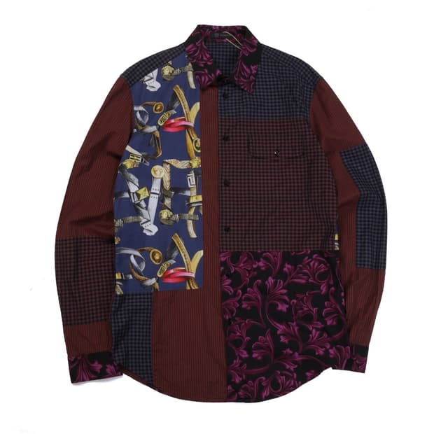 베르사체 Versace Patchwork Shirt