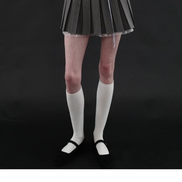 드라이로즈 피아노 레이스 스커트