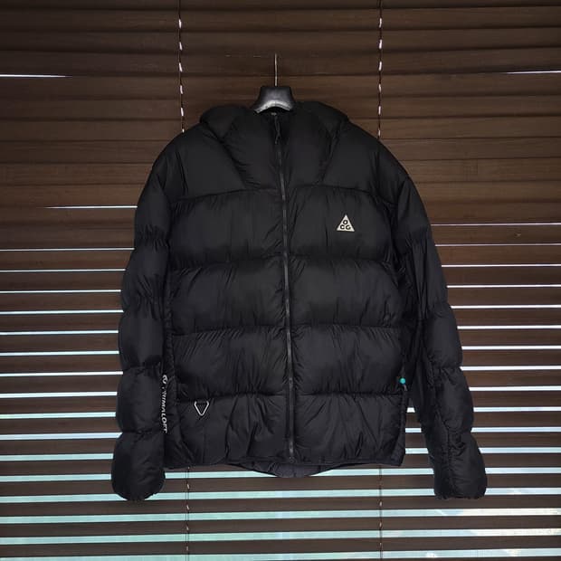 [L] 나이키 ACG 써마핏 ADV 루나 레이크 퍼퍼 자켓 블랙 아시아