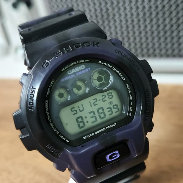 # 카시오 지샥 6900mc 일본판 독개구리 스피드 시계 급처