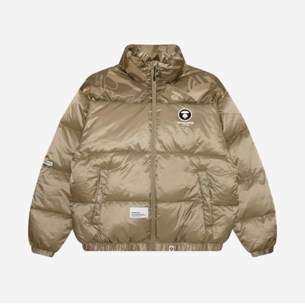 에이프 29.5인치 나우 다운 자켓 다크 베이지 - 24FW