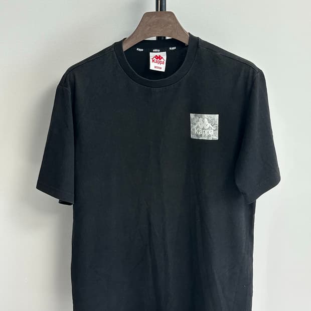 카파 카모 박스로고 그래픽 반팔티 블랙