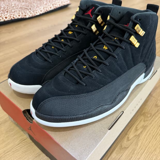 나이키 에어 조던 12 레트로 블랙 285mm