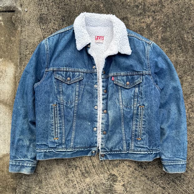 [XL] 80s Levis 리바이스 셰르파 데님 자켓