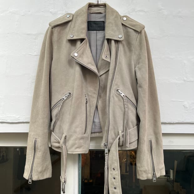 All Saints 올세인츠 스웨이드 자켓 우먼 M
