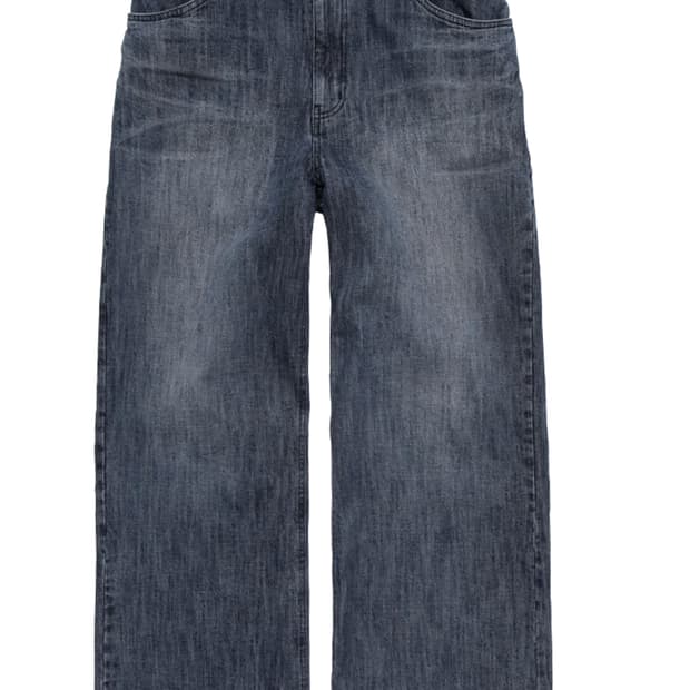 (2) 폴리테루 에이지드 고시마 데님 팬츠 워시드 미드인디고