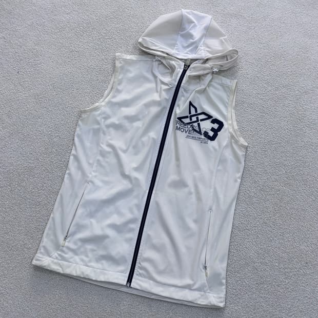 95 JDX 여성 바람막이 후드 조끼 0421E