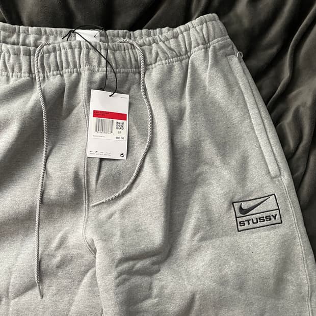 나이키 스투시 NRG 스웻팬츠 그레이 택포함 새상품