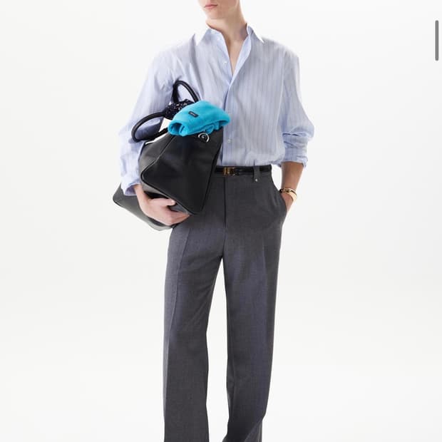 타일레 24SS 회색 슬랙스