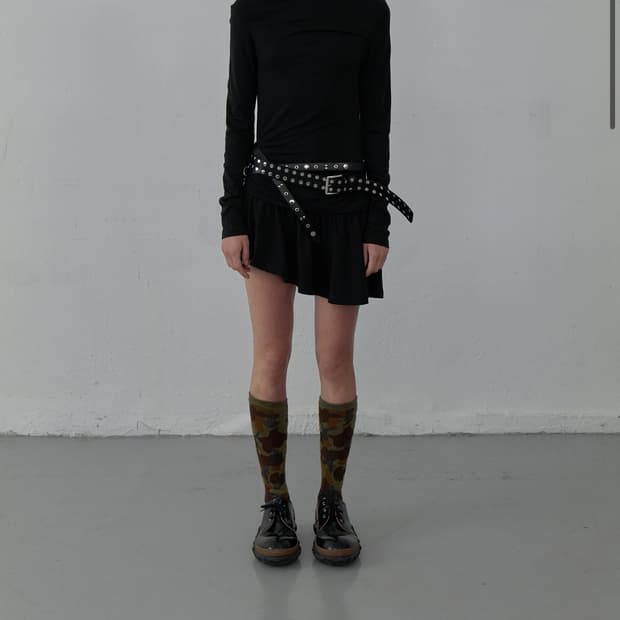 LCDC 원피스 [S] HOODED JERSEY DRESS (BLACK)
