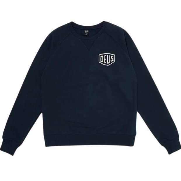 (반택가능) 네이비 / 데우스 엑스 마키나 서울 어드레스 크루넥