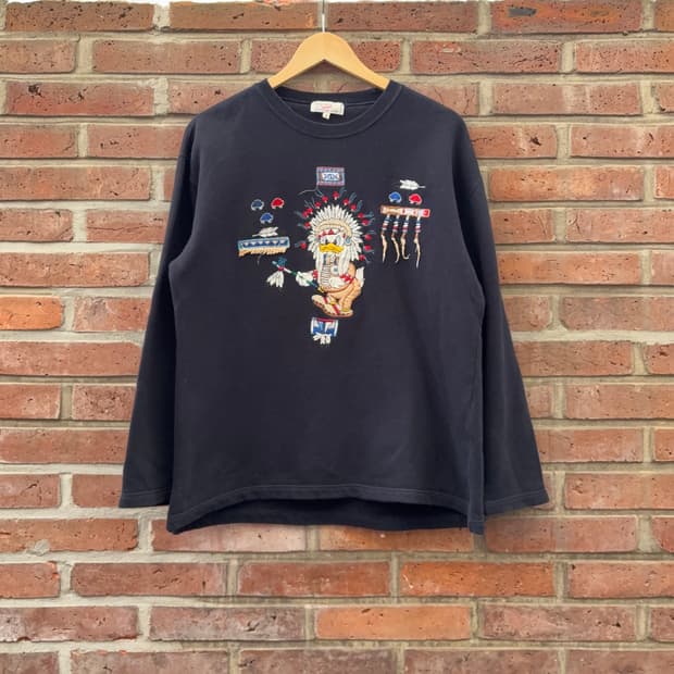 세그레타 emmanuel schvili 자수 스웻셔츠 (이탈리아 생산)