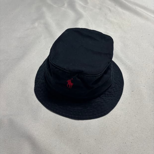 OS 폴로랄프로렌 블랙 벙거지 버킷햇