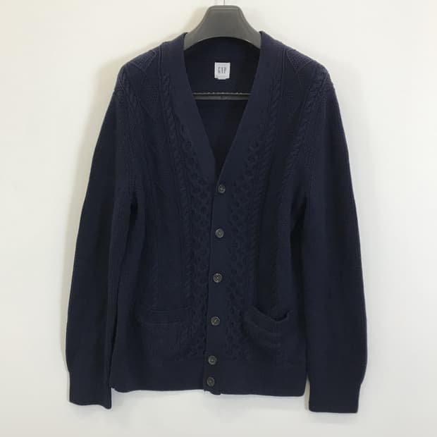 GAP 갭 케이블 니트가디건 네이비 [L]