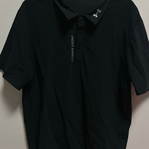 언더아머 남성 블랙 카라티 / 실측 110